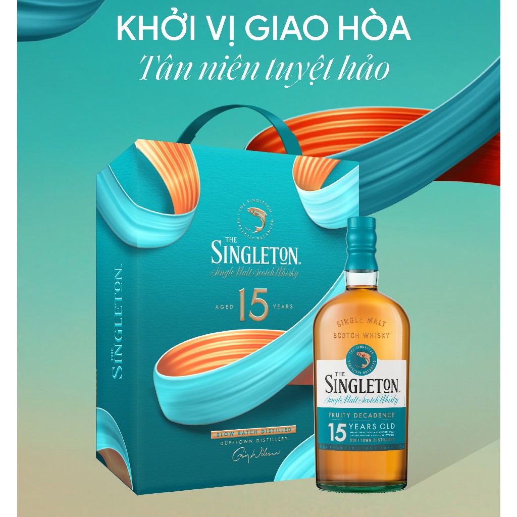 Hộp quà rượu Singleton 15 Năm Tuổi Phiên Bản Tết 2024