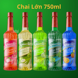  1 chai 750ml Siro Senorita - Syrup Trái Cây - Nguyên Liệu Pha Chế Cao Cấp Thái Lan - Rey Cafe 