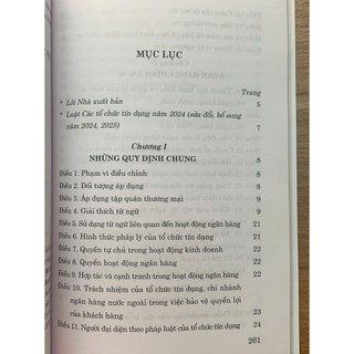 Sách- Luật Các Tổ Chức Tín Dụng năm 2024 (sửa đổi, bổ sung năm 2024, 2025)