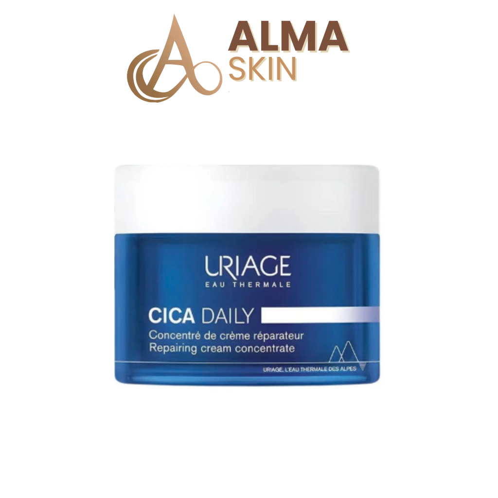 Kem Dưỡng Uriage Cica Daily Cream Concentrate 50mL Dưỡng Ẩm, Phục Hồi Da