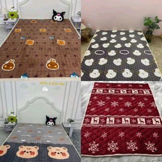  Thảm trải giường Yuki thảm nỉ nhung mùa đông siêu ấm đầy đủ kích cỡ hàng loại 1 
