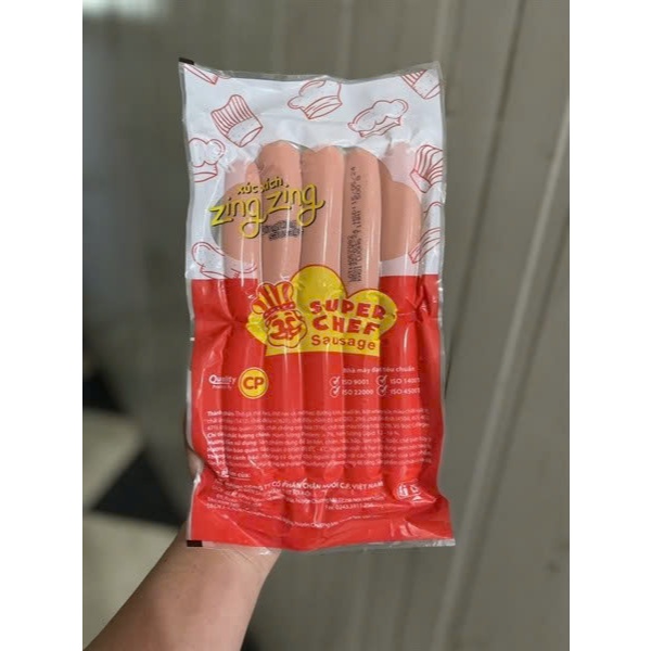 Xúc xích Zing Zing Super Chef Eco gói 500gr [Hà Nội giao hỏa tốc] - Ảnh 2