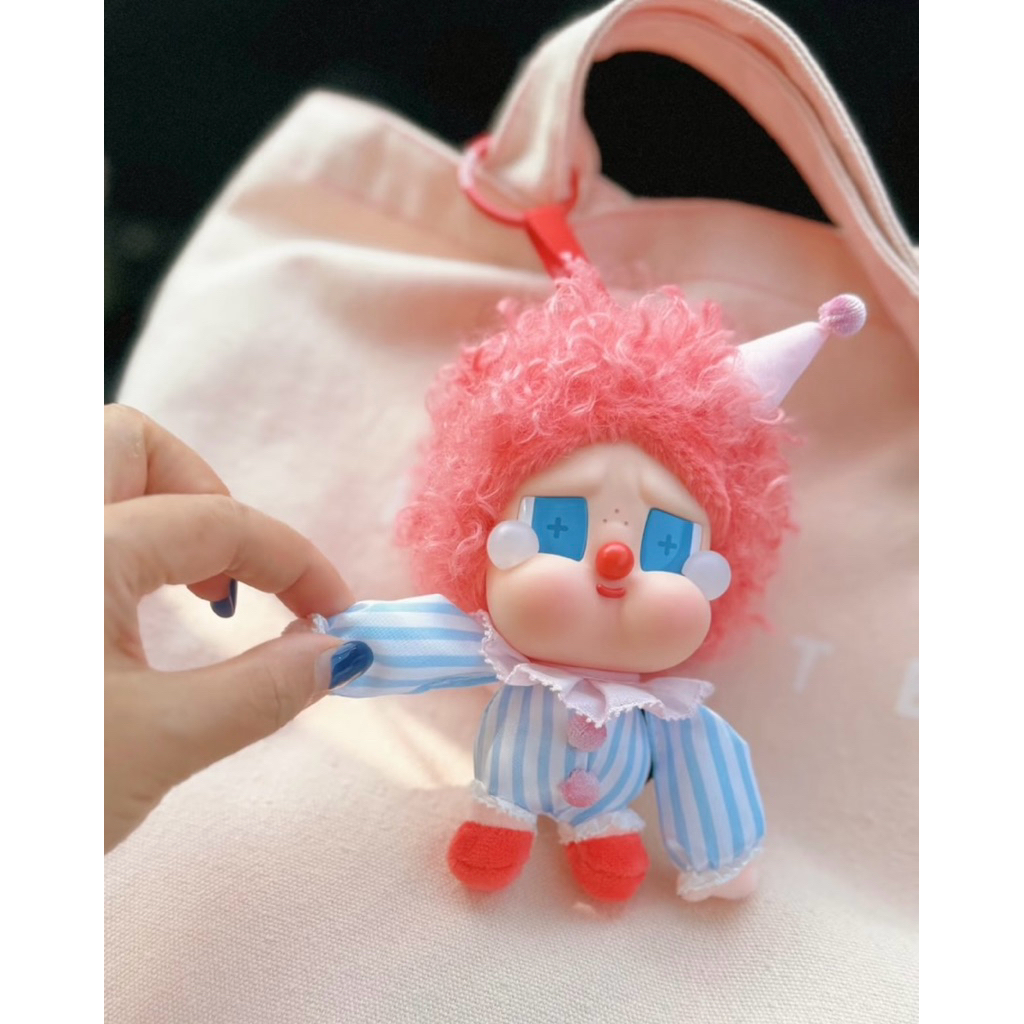 [Sẵn | Chính hãng] - Móc khóa bông Crybaby WHY SO SERIOUS SERIES-CRYBABY Vinyl Plush Blister Pack