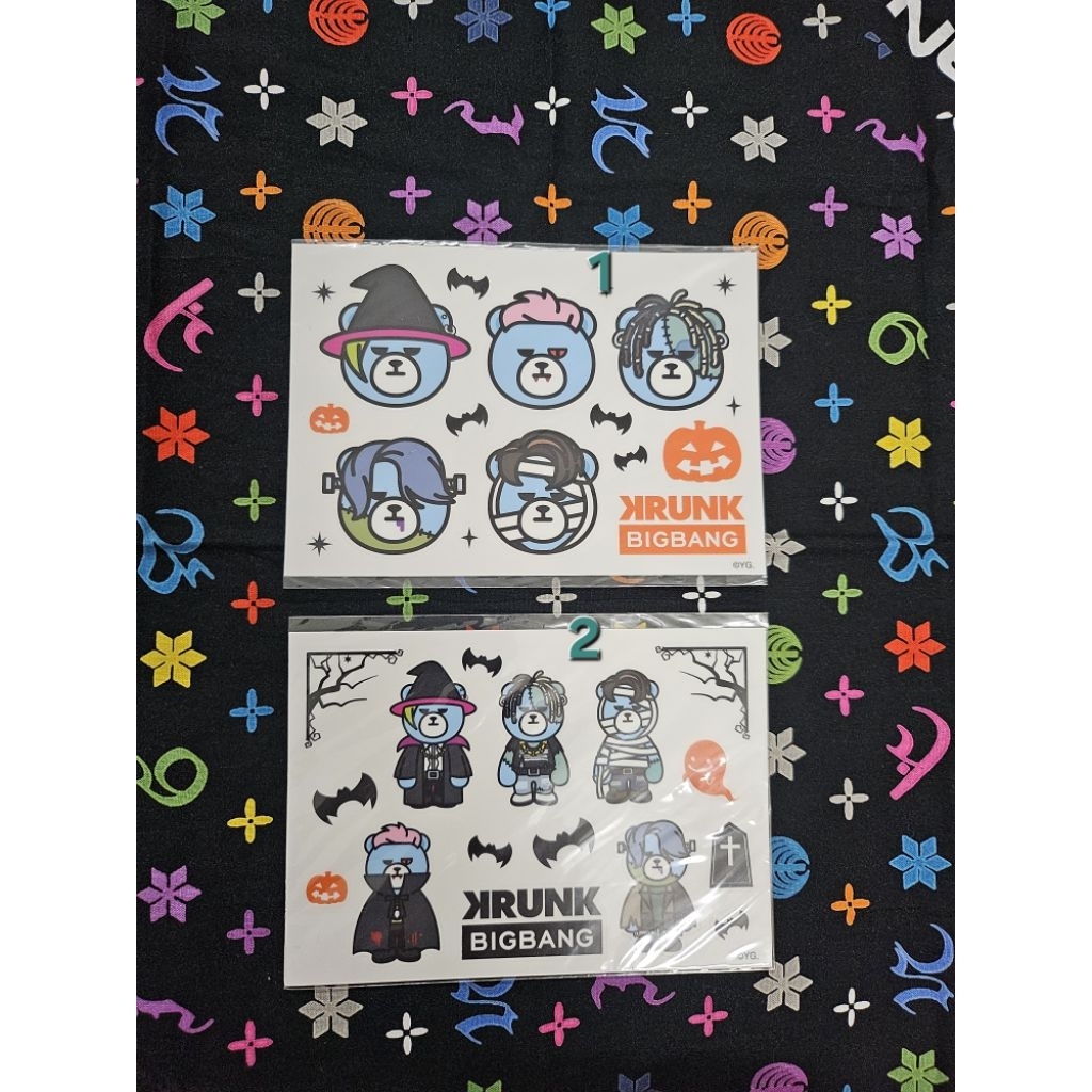 BIGBANG sticker Krunk nguyên seal official goods Nhật