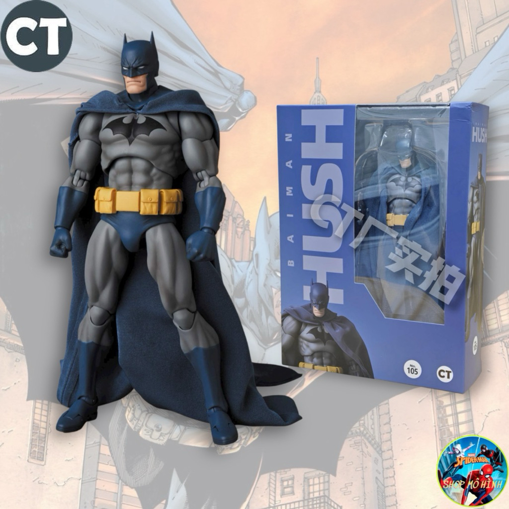 Mô Hình CT Batman Hush - Mafex 105 (Batman Hush ver) hãng CT Toys