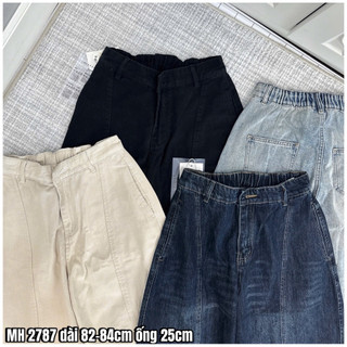 Quần jeans quần bò baggy nấm lùn