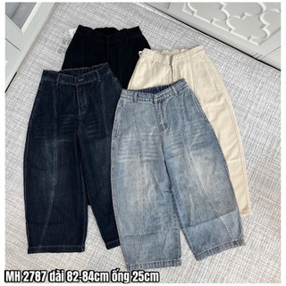 Quần jeans quần bò baggy nấm lùn