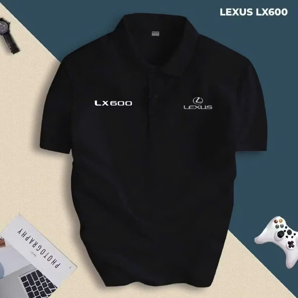 Áo Thun Polo Nam Nữ LEXUS 570, ES 350, LFA, LX600, thoáng mát, không bông xù trẻ trung, from chuẩn