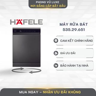 Máy Rửa Chén Độc Lập HDW-F6031G Hafele 535.29.651 - Tiết Kiệm Nước, Bảng Điều Khiển Cảm Ứng