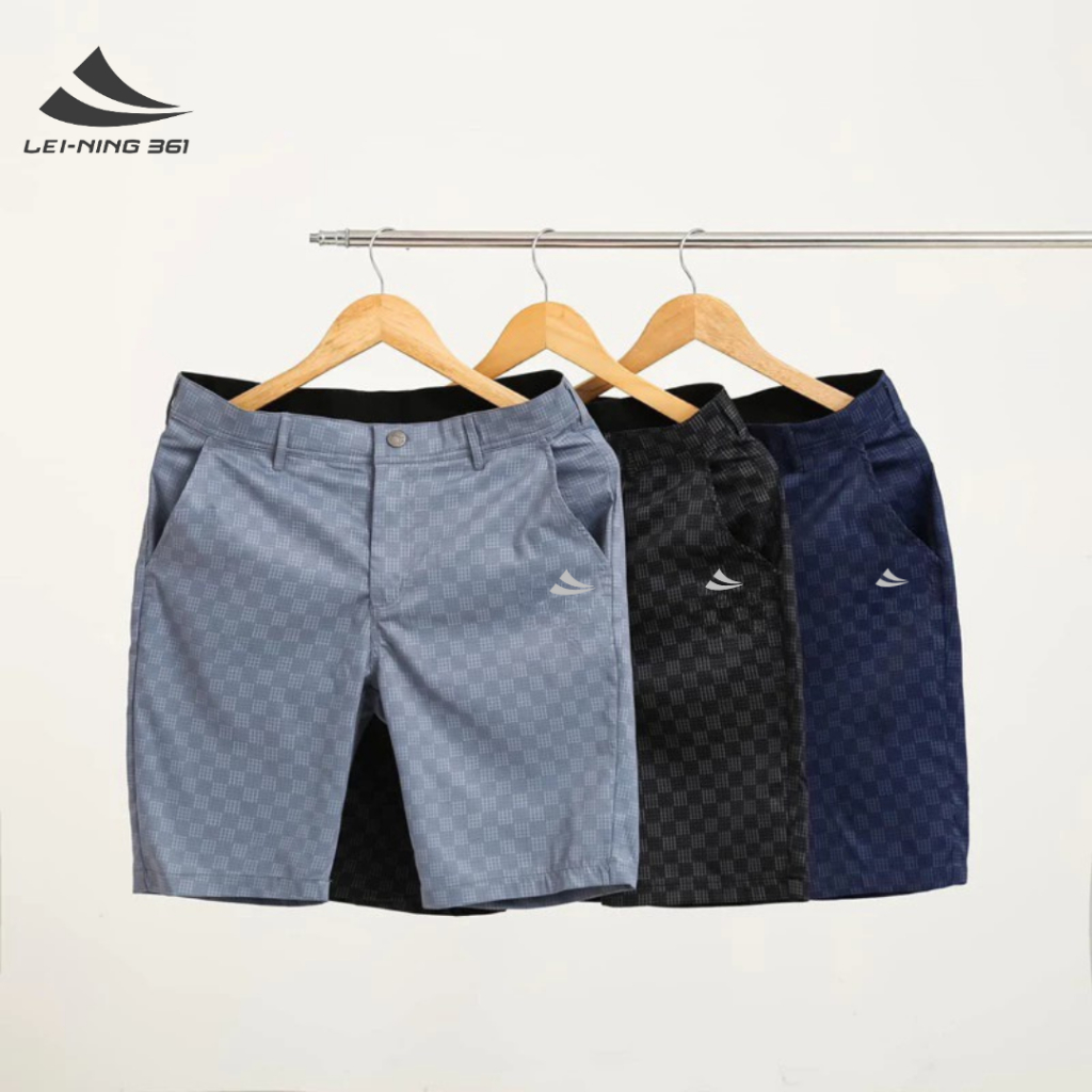 Quần Short Golf Chính Hãng, Quần Đùi Sang Trọng Dễ Phối - AR02.361- LEI- NING 361