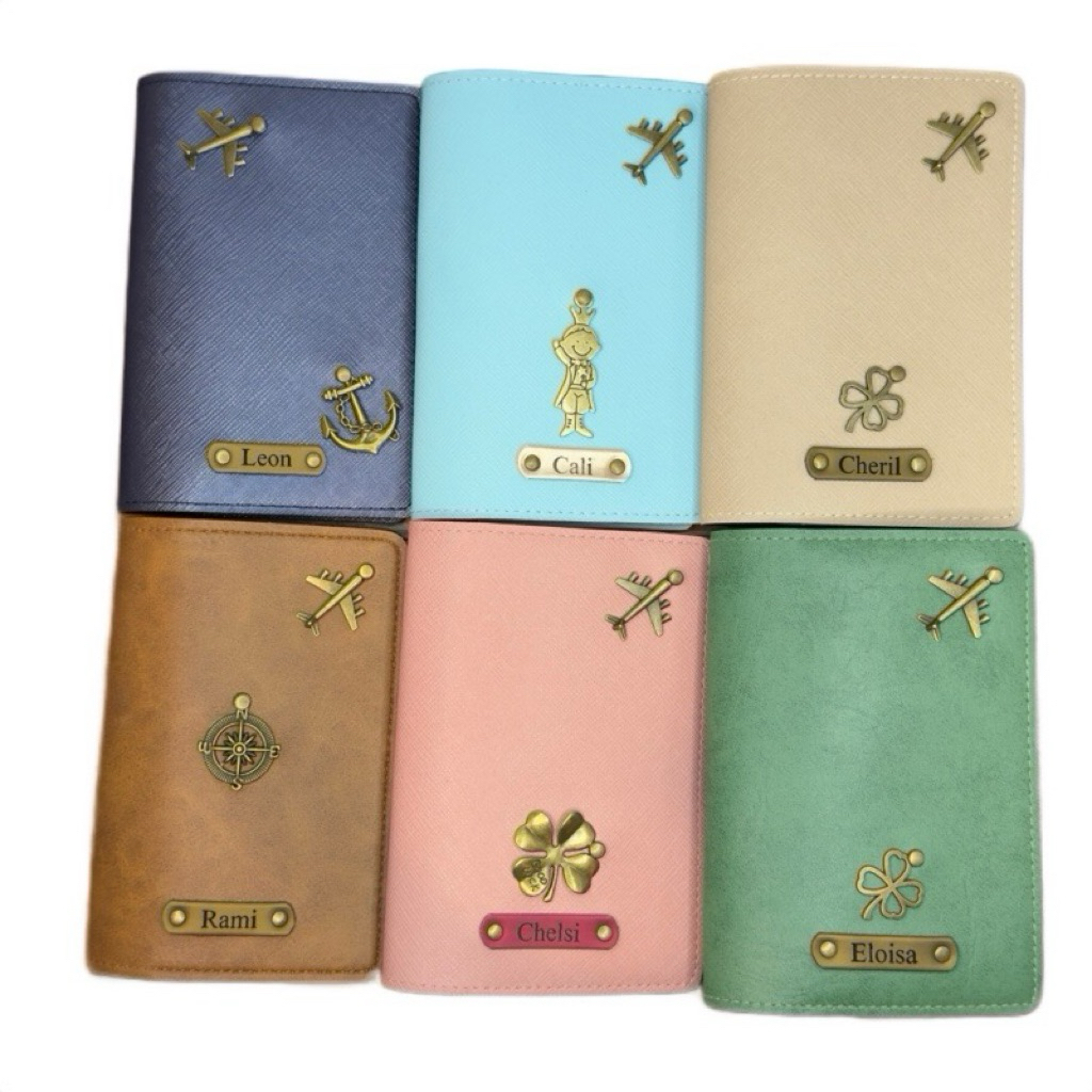 Passport leather case - passport wallet - travel and study abroad gift