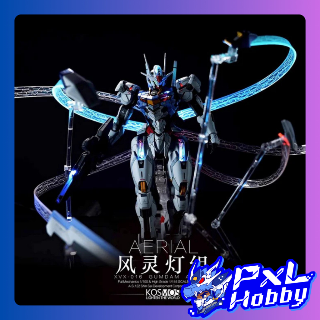 LED KOSMOS cho FM 1/100 TWFM Aerial Gundam Full Option Set