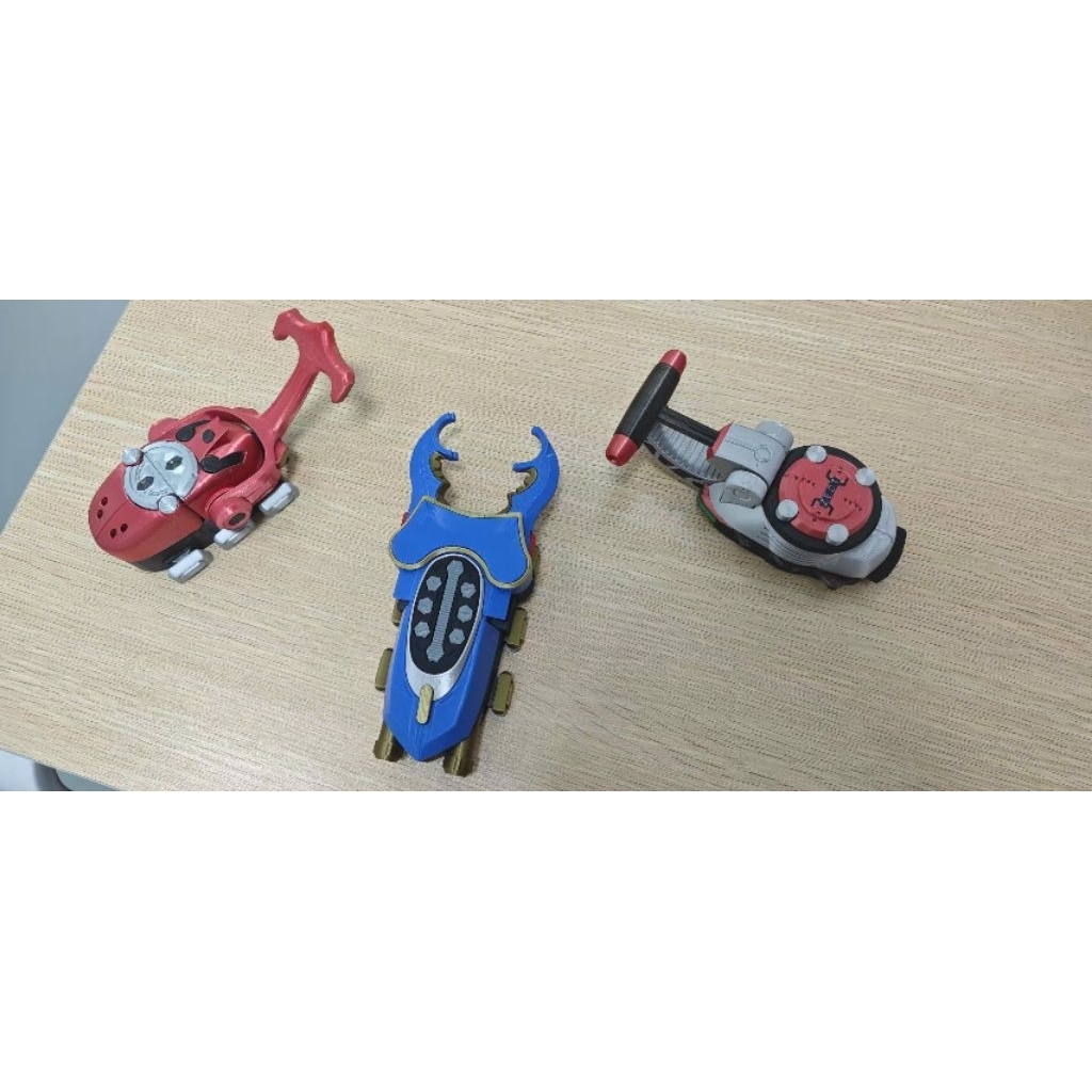 Bộ 3 Zecter trong Kamen Rider Kabuto, in 3D chi tiết cao cực đẹp phù hợp cosplay & sưu tầm