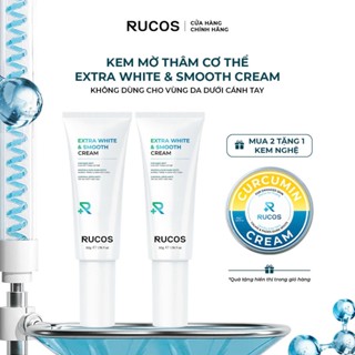   Mua 2 tặng 1 Kem nghệ  Kem mờ thâm cơ thể Extra White & Smooth Cream 50g - Rucos 