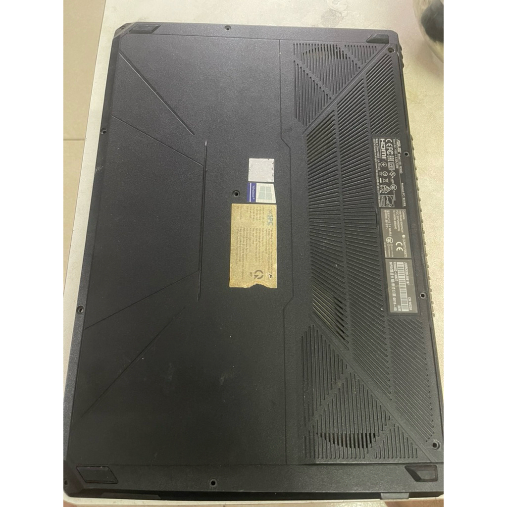 Thay vỏ mặt (D) laptop Assus  :FX504G
