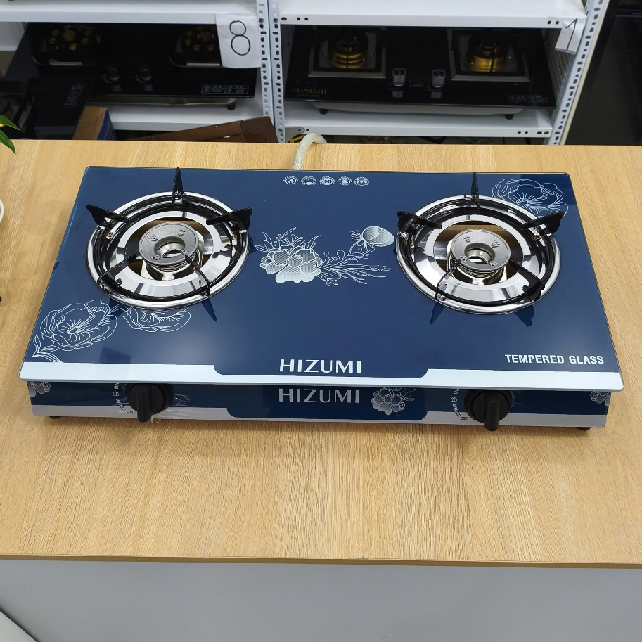 Bếp gas dương kính HIZUMI kính cường lực chịu nhiệt, bảo hành 24 tháng, shop cam kết ảnh thật 100% giá xưởng