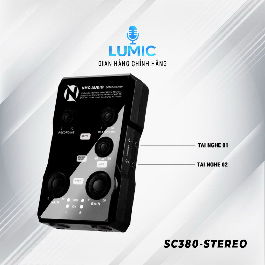 Box Live NMC-AUDIO SC380-STEREO, tích hợp nhiều công nghệ mới nhất