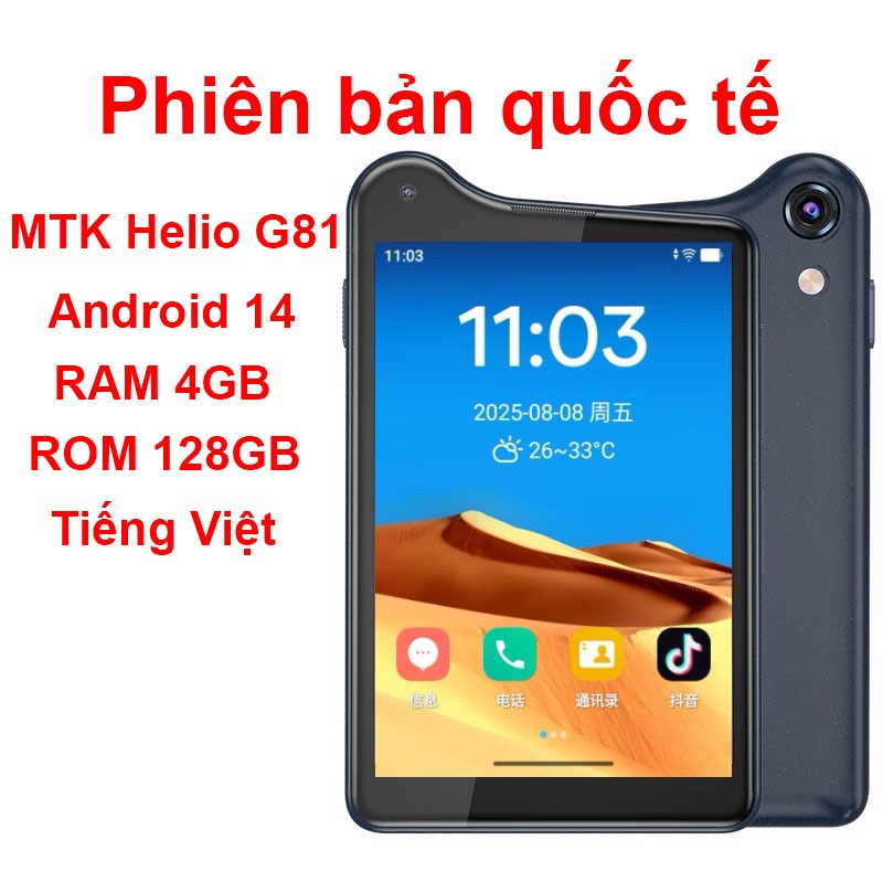 Điện thoại mini Qin K25 - Bộ nhớ 4/128 Android 14