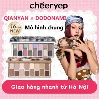  Cheeryep x DODONAMI Mô hình chung Qianyan 16 Ô Bảng Phấn Mắt Natural Color Tone Màu Đa Dạng 