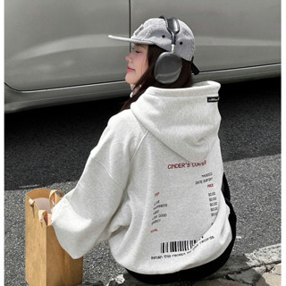  Áo Hoodie Boxy RECEIPT Cinder Form Đẹp Local Brand Chính Hãng 