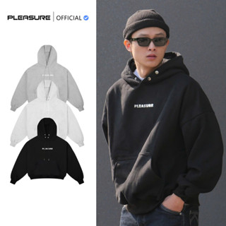   Không Xù Lông  Áo Hoodie PLEASURE Silver Coated Boxy Form Châu Âu Dáng Rộng Unisex Nam Nữ Local Brand 