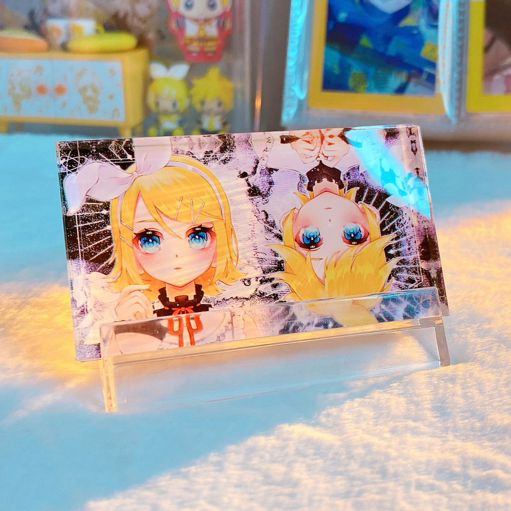 Block Acrylic - Kagamine Rin Len Niigo ( Vocaloid, Project Sekai )