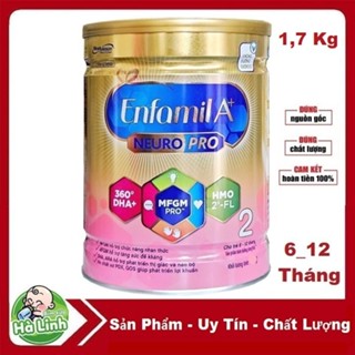 Sữa bột Enfamil A+ 2 1.7kg ( bổ sung DHA+ và MFGM )