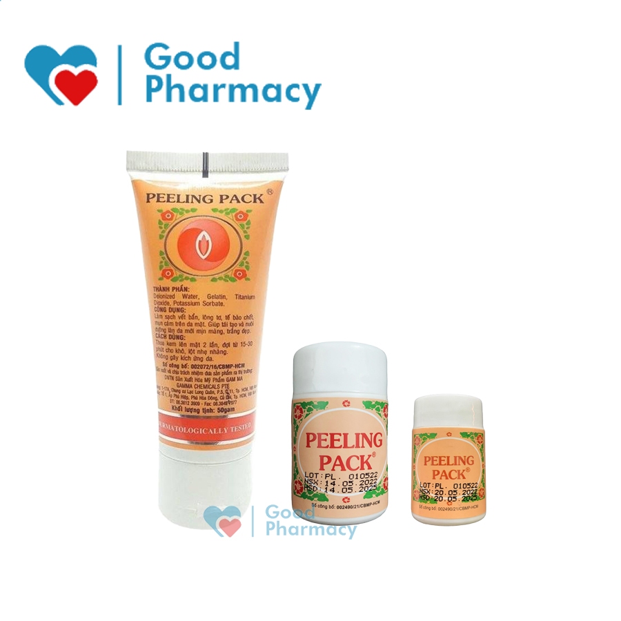Keo lột mụn mặt nạ Peeling pack Gamma