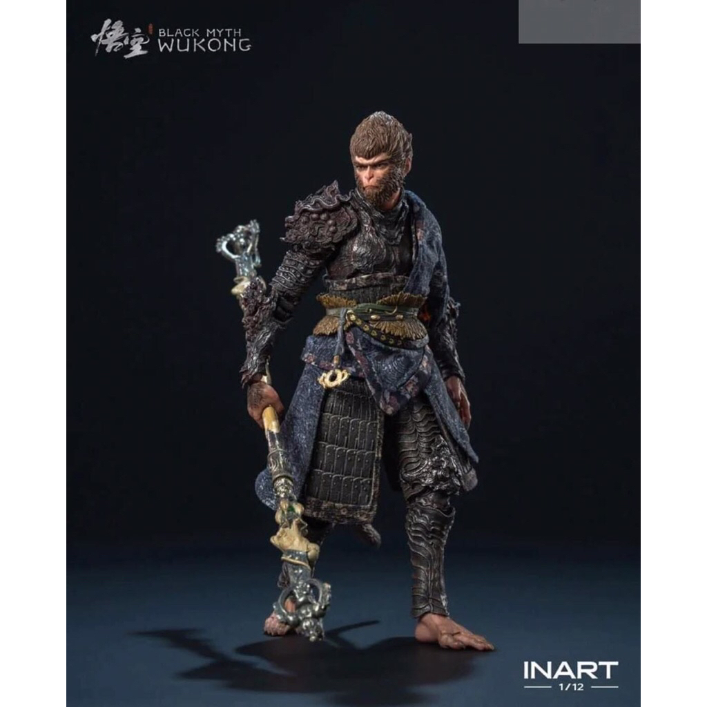 MÔ HÌNH INART - BLACK MYTH WUKONG - THE DESTINY ONE - BROZE SUIT - 1/12 ACTION FIGURE - DELUXE VER.