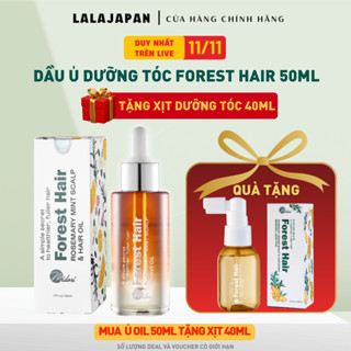   11.11   MUA 1 TẶNG 1  Dầu ủ dưỡng tóc Forest Hair 50ml tặng Xịt dưỡng tóc Forest Hair 40ml 