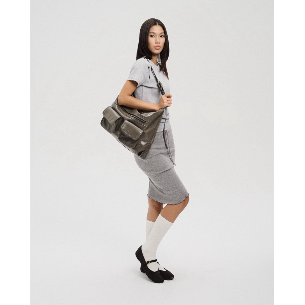 Túi Xách Sensse CITY POCKET BAG Màu Storm Gray Nhiều Ngăn Khoá Kéo Unisex Đeo Vai / Đeo Chéo | BigBuy360 - bigbuy360.vn