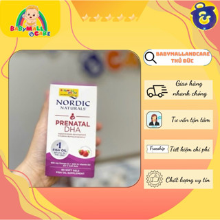 Prenatal Nordic Naturals DHA – Dầu cá tinh khiết tự nhiên 90v