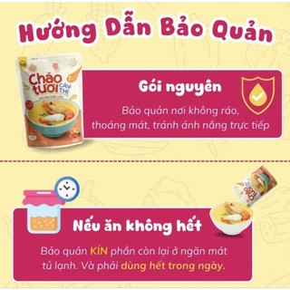 Cháo tươi Cây thị đủ 15 vị
