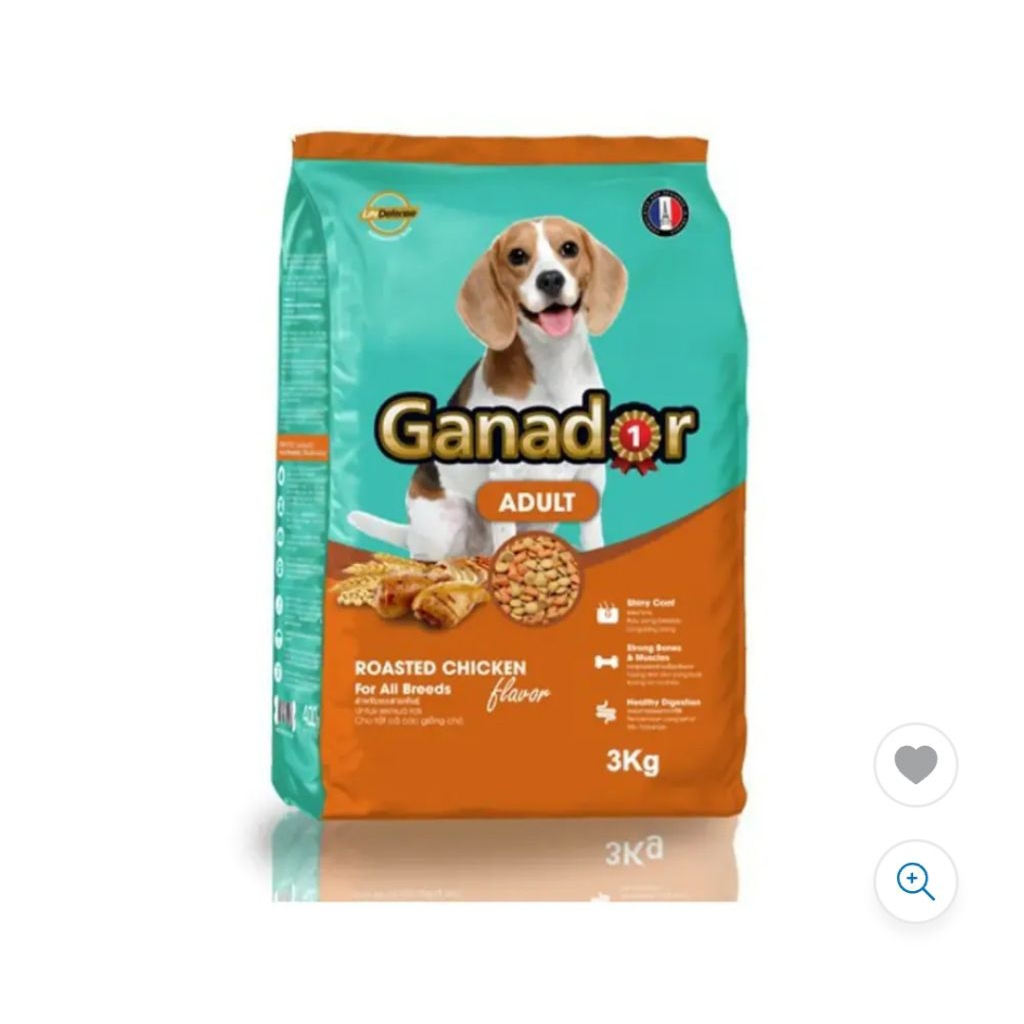 [ Date Mới ] Thức ăn cho chó Ganador Roasted Chicken, 3kg (MM)