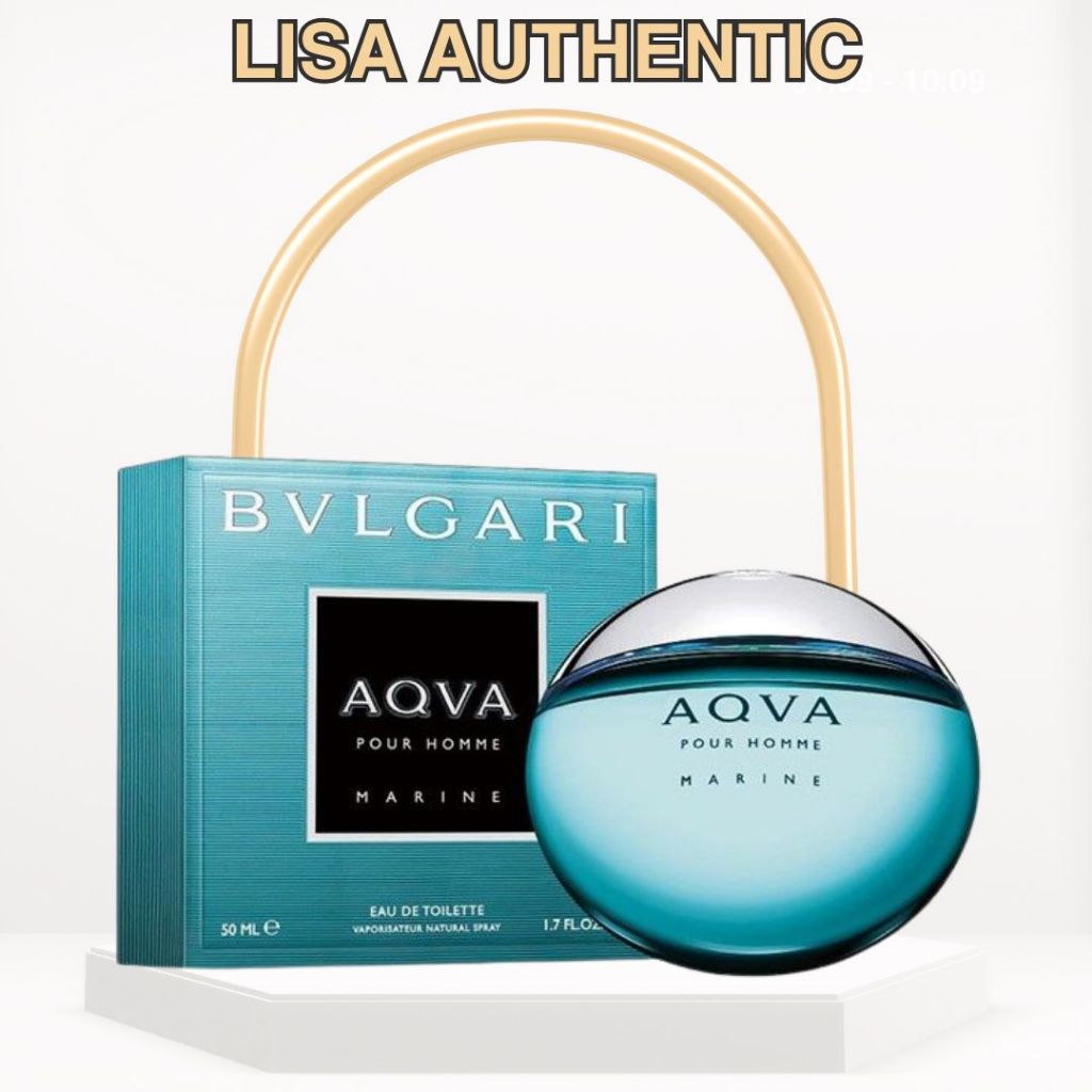 [ Chính Hãng] Nước Hoa Nam Bvlgari Aqva Pour Homme EDP Hương cam chanh thơm ngát.