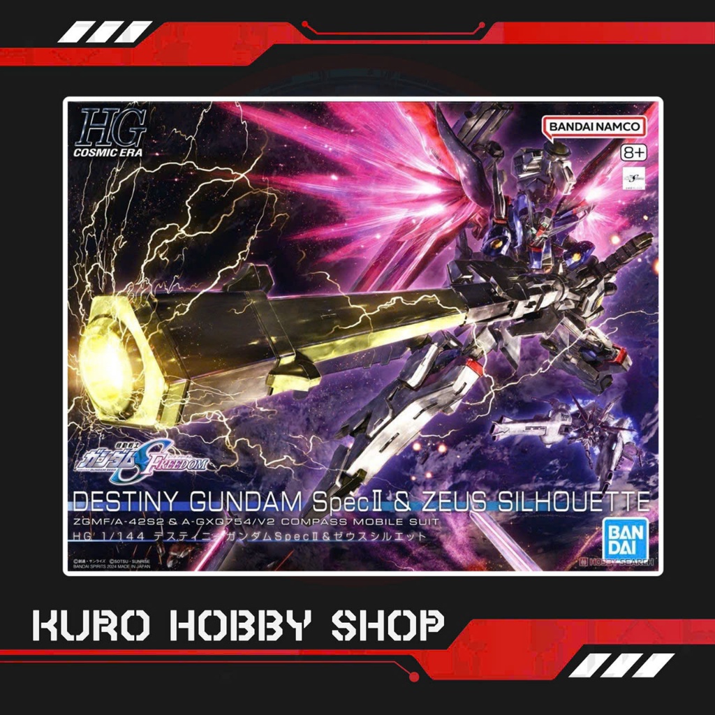 [CÓ SẴN] HGCE 1/144 Destiny Gundam Spec 2 & Zeus Silhouette - Mô Hình Lắp Ráp Gundam Chính Hãng Band