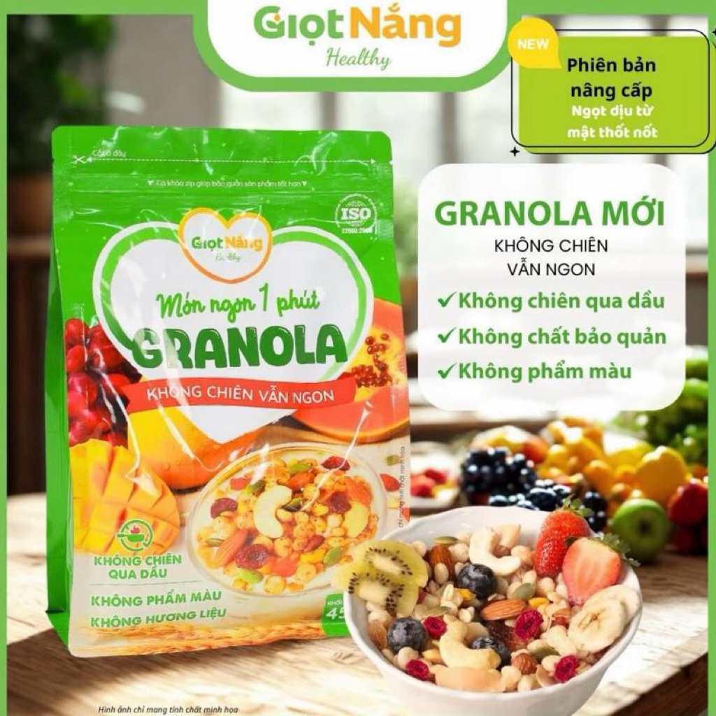 Granola Giọt Nắng -  Ngũ cốc không chiên