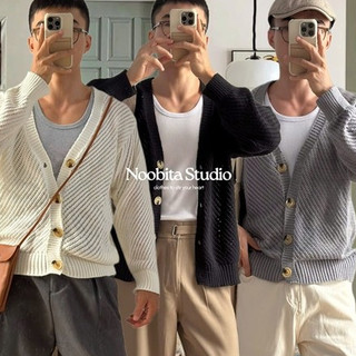  NOOBITA - Áo cardigan len lưới mềm mịn 8449 