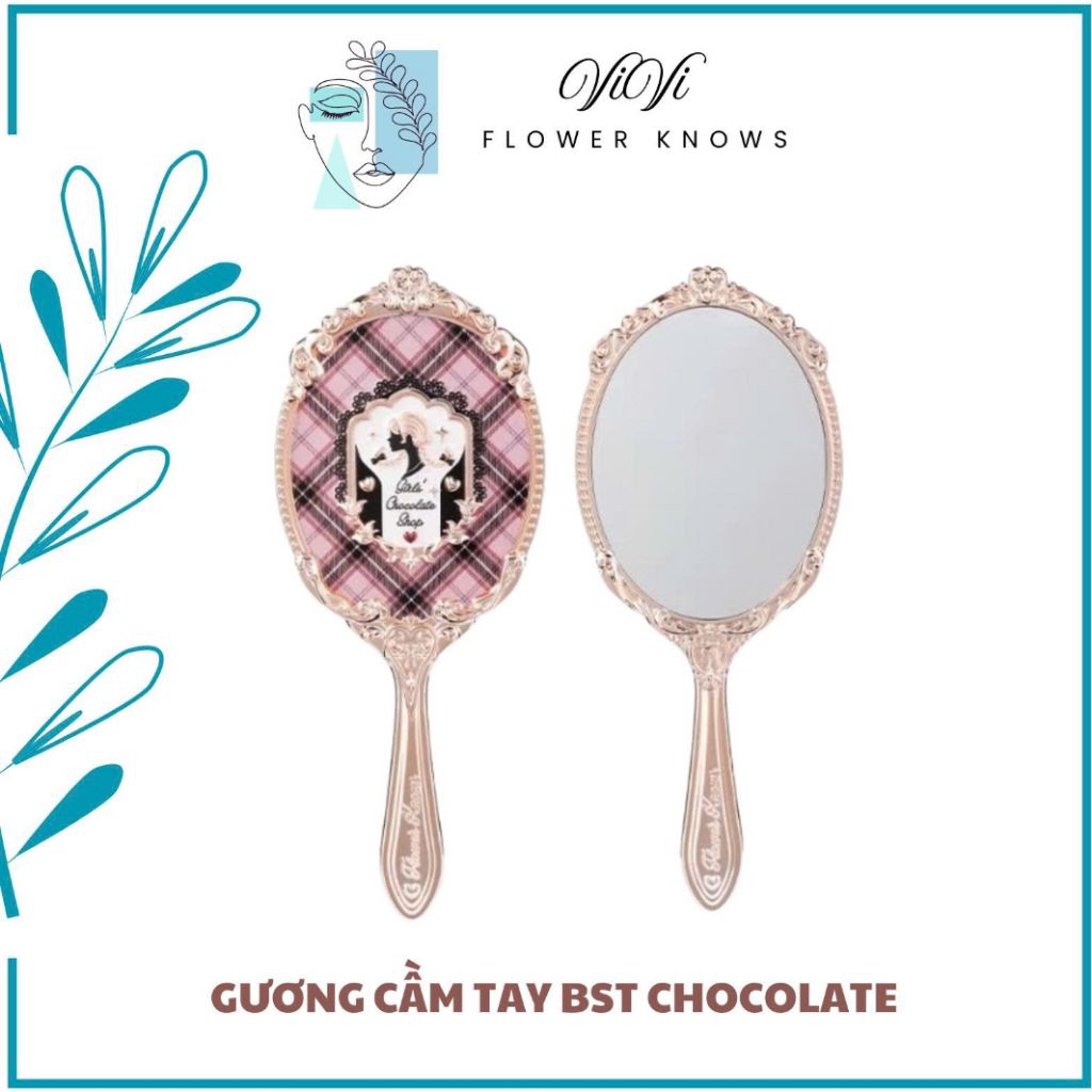 [ODER] GƯƠNG TRANG ĐIỂM CẦM TAY BST CHOCOLATE CỦA HOA BIẾT FLOWER KNOWS