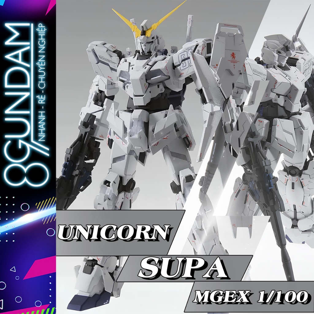 [CÓ SẴN] Mô Hình Lắp Ráp 𝐌𝐆𝐄𝐗 RX-0 𝐔𝐧𝐢𝐜𝐨𝐫𝐧 𝐅𝐢𝐠𝐡𝐭𝐞𝐫 - SUPA