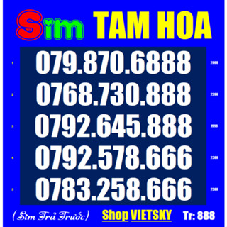  Sim SỐ ĐẸP TAXI  TAM HOA TỨ QUÝ Giữa. Sảnh T36abc,38 Sim Mobi trả trước chưa kích hoạt | sim 