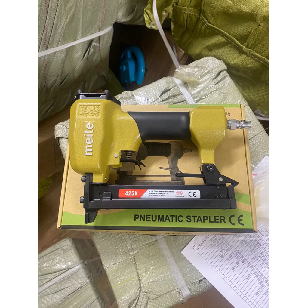Máy bắn đinh 425K - hiệu Meite - dùng nạp ghim U hệ K công nghiệp từ K410 đến K425