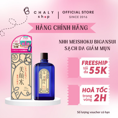 Nước hoa hồng làm sạch da giảm mụn Meishoku Bigansui 90ml Nhật Bản
