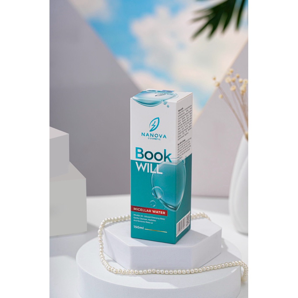 Tẩyt trang book will 150ml chính hãng Nanova