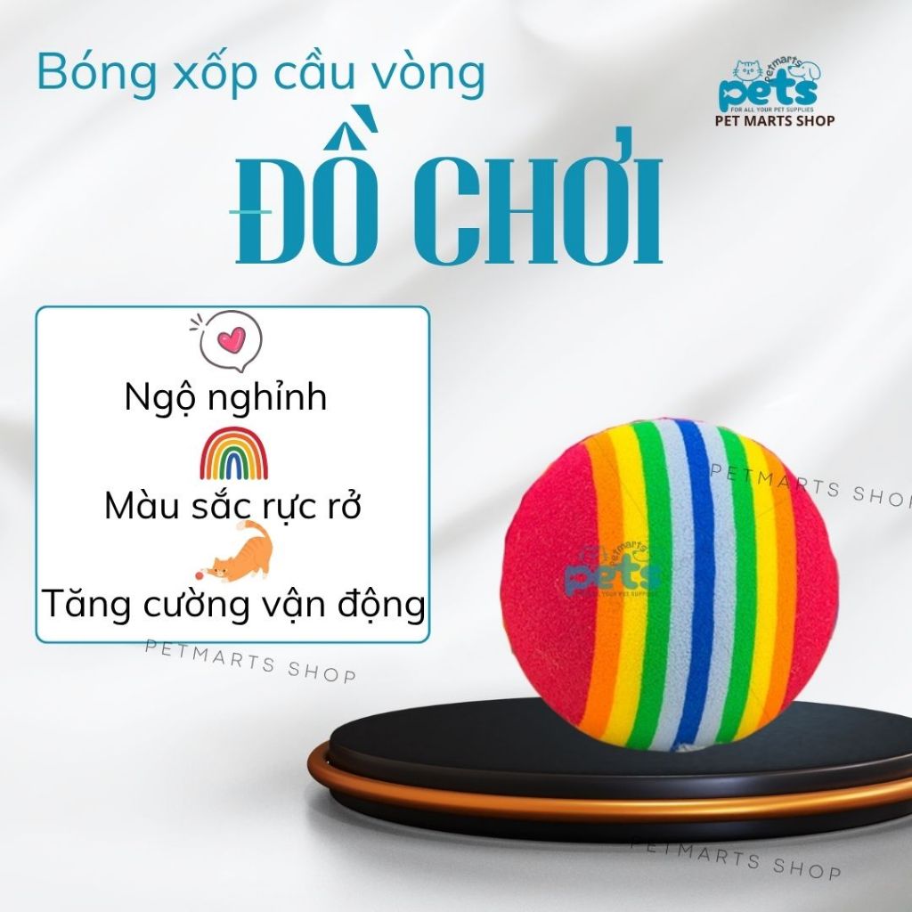 Đồ chơi cho mèo bóng xốp