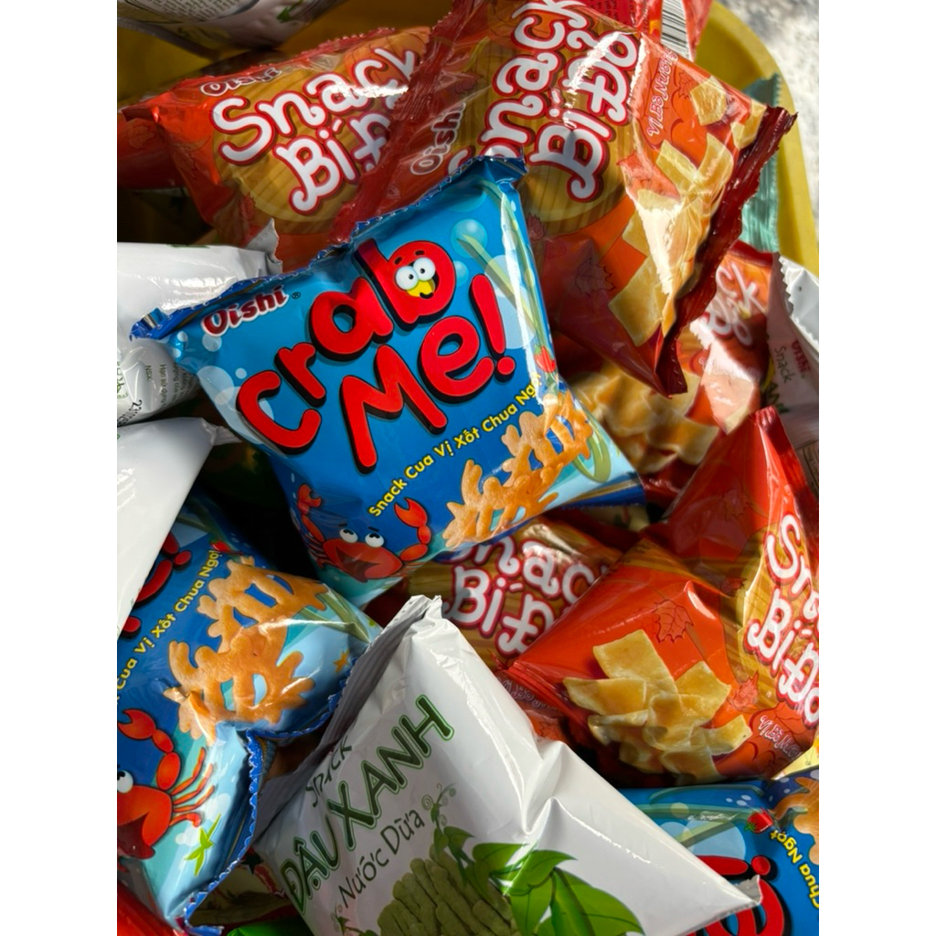 Bánh snack oshi mini mix 10 - 20 bịch