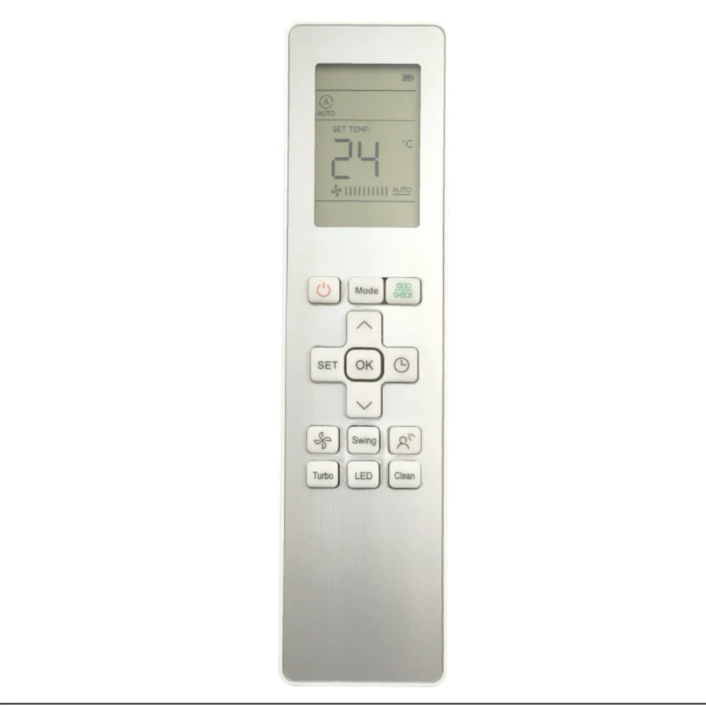 Điều khiển Remote điều hòa máy lạnh Comfee 1&2 chiều dài trắng có nút Eco/Gear, BH 3 tháng lỗi đổi