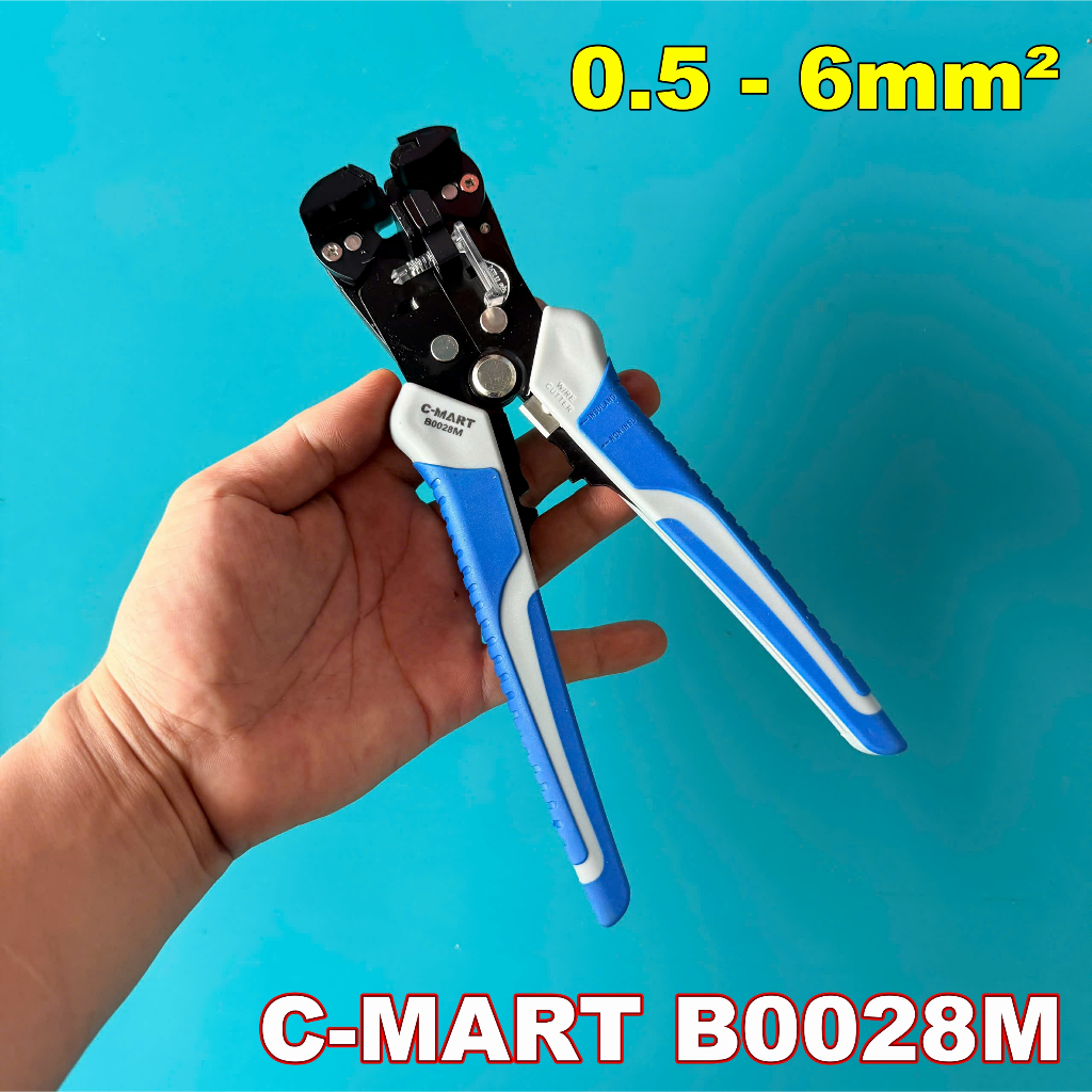 Kềm tuốt dây điện C-Mart B0028m (tuốt dây 0.2 -6mm)