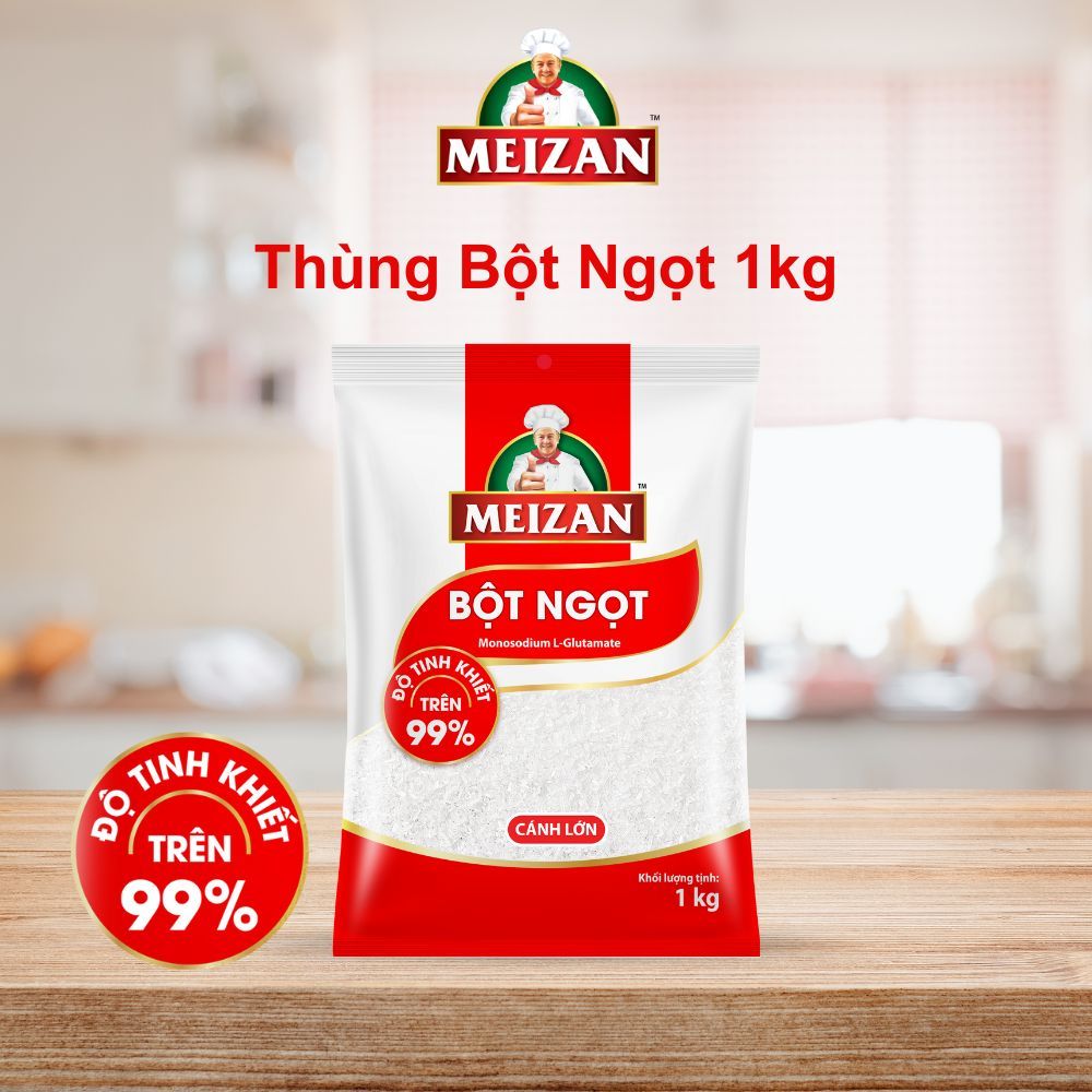 Thùng Bột Ngọt Meizan 1kg ( 12 gói )