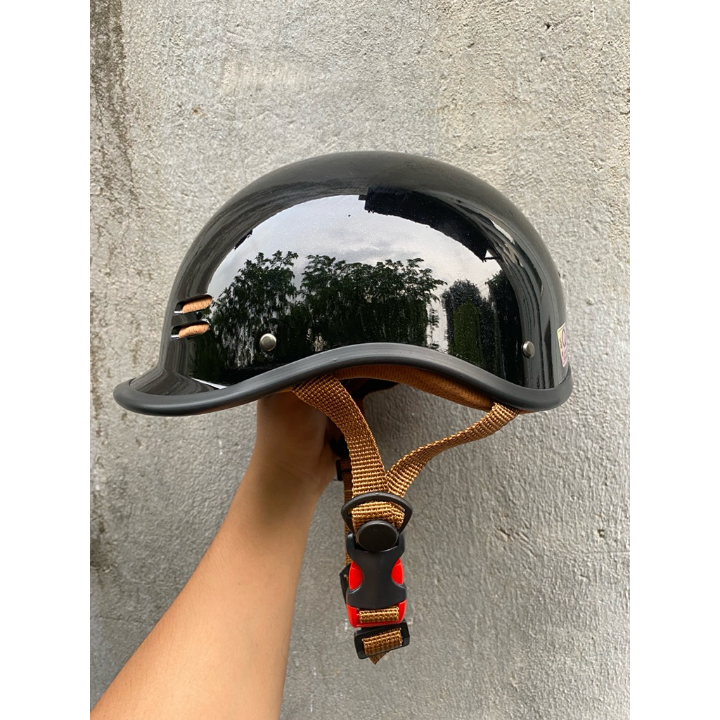 [ MÀU ĐEN BÓNG VIỀN ĐEN] Nón bảo hiểm Cá Heo nam nữ cao cấp đa sắc màu để lựa chọn, mũ cute